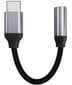 Adapter Usb-C minipistikuga 3,5 mm AUX DAC цена и информация | USB jagajad, adapterid | kaup24.ee