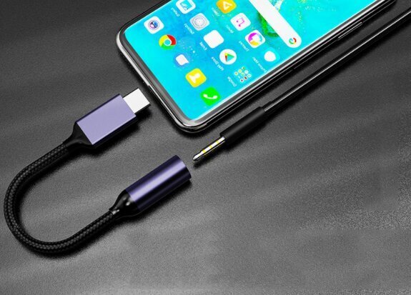 Adapter Usb-C minipistikuga 3,5 mm AUX DAC цена и информация | USB jagajad, adapterid | kaup24.ee