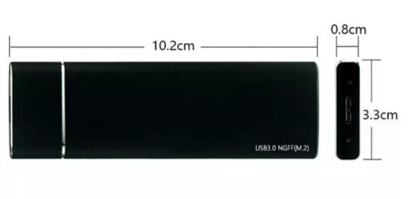 SSD adapter m.2 Usb 3.0 NGFF m2 SATA korpus hind ja info | Mälupulgad | kaup24.ee