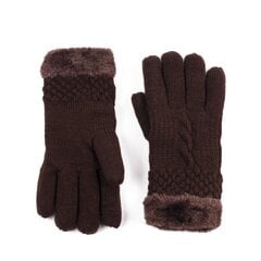 Перчатки Art of Polo, темно коричневые rk13408-3 цена и информация | Женские перчатки | kaup24.ee