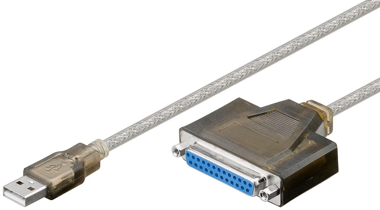Wentronic, USB - LPT, 1.5 m hind ja info | Kaablid ja juhtmed | kaup24.ee