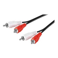 Wentronic, 2xRCA - 2xRCA, 10m hind ja info | Kaablid ja juhtmed | kaup24.ee