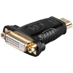 Üleminek HDMI(M)->DVI-D(F) цена и информация | Адаптеры и USB-hub | kaup24.ee