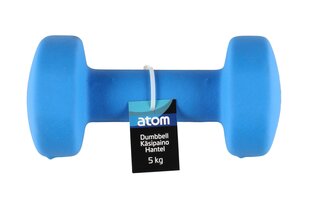 Гантель Atom Neoprene, 5 кг, синяя цена и информация | Гантели, гири, штанги | kaup24.ee
