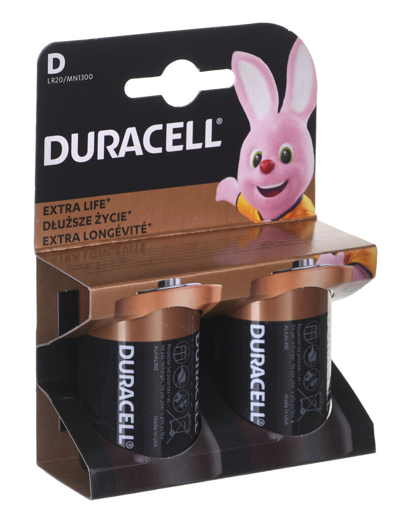 Duracell MN1300 Single-use battery D Alkaline hind ja info | Akud videokaameratele | kaup24.ee