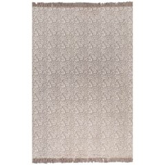 vidaXL Kilim vaip, puuvill, 160 x 230 cm, mustriline, pruunikashall цена и информация | Ковры | kaup24.ee