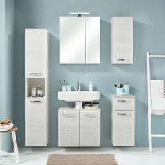 Alumine vannitoakapp 936 valge tamm цена и информация | Шкафчики для ванной | kaup24.ee