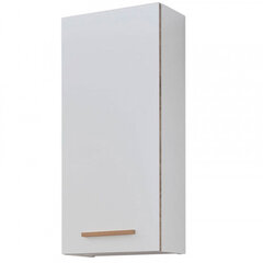 Верхний шкаф в ванную 930 белый глянцевый цена и информация | Шкафчики для ванной | kaup24.ee