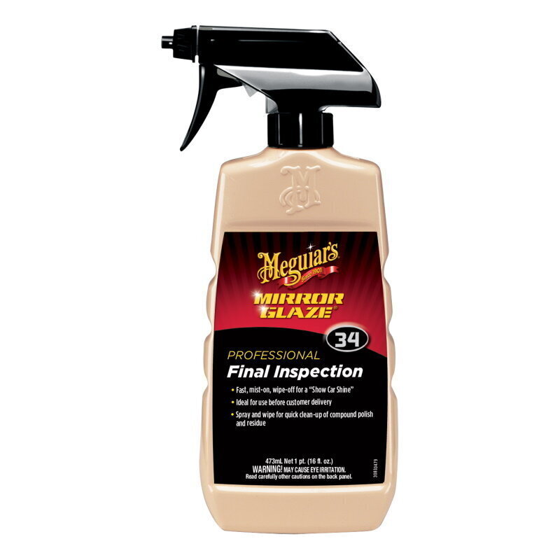 Pihustatav poleerimisvahend Meguiar's Mirror Glaze Final Inspection Mist & Wipe M3416, 473 ml цена и информация | Autokeemia | kaup24.ee