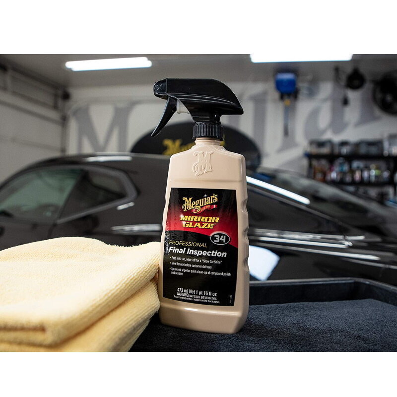 Pihustatav poleerimisvahend Meguiar's Mirror Glaze Final Inspection Mist & Wipe M3416, 473 ml цена и информация | Autokeemia | kaup24.ee