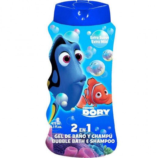Disney Finding Dory kaks ühes šampoon ja vannivaht, 475 ml hind ja info | Laste ja ema kosmeetika | kaup24.ee