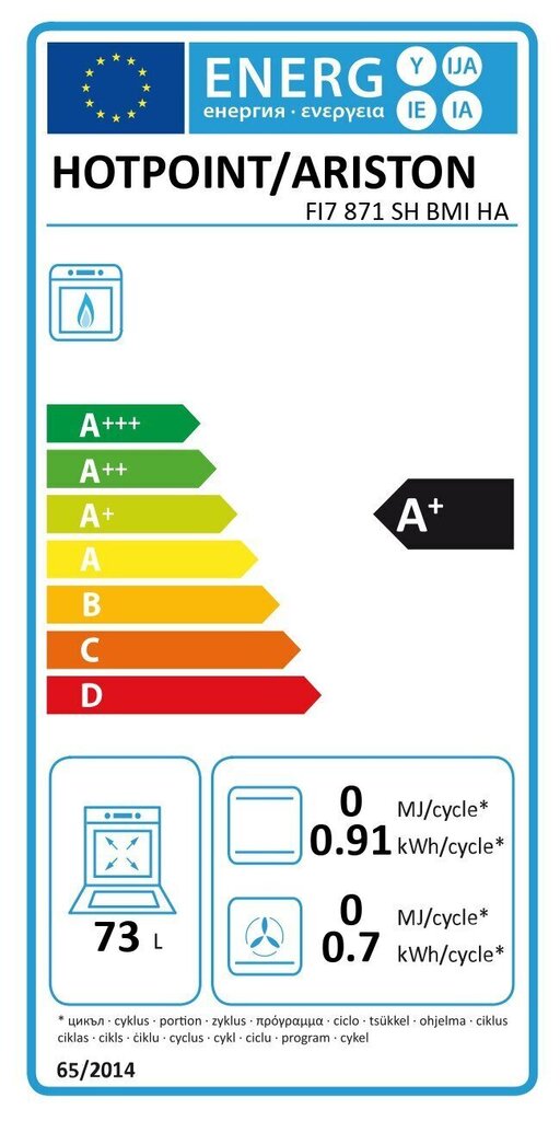 Hotpoint-Ariston FI7 871 SH BMI цена и информация | Ahjud | kaup24.ee