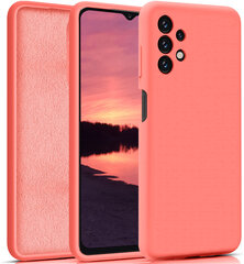 Silikoonist ümbris Samsung Galaxy A13/A13 4G SoundBerry (real liquide silicone - Easy Clean), roosa- Pink Lake hind ja info | Telefoni kaaned, ümbrised | kaup24.ee