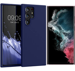 Силиконовый чехол для Samsung Galaxy S22 Ultra SoundBerry (real liquide silicone), Midnight Blue цена и информация | Чехлы для телефонов | kaup24.ee