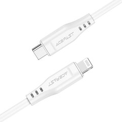 Acefast cable MFI USB Type C - Lightning 1.2m, 30W, 3A black (C3-01 black) hind ja info | Mobiiltelefonide kaablid | kaup24.ee