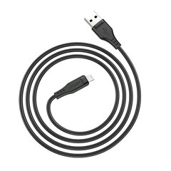 Acefast cable MFI USB - Lightning 1.2m, 2.4A black (C3-02 black) цена и информация | Кабели для телефонов | kaup24.ee