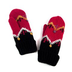 Перчатки Art of Polo | черные, красные rkq042-2 цена и информация | Женские перчатки | kaup24.ee