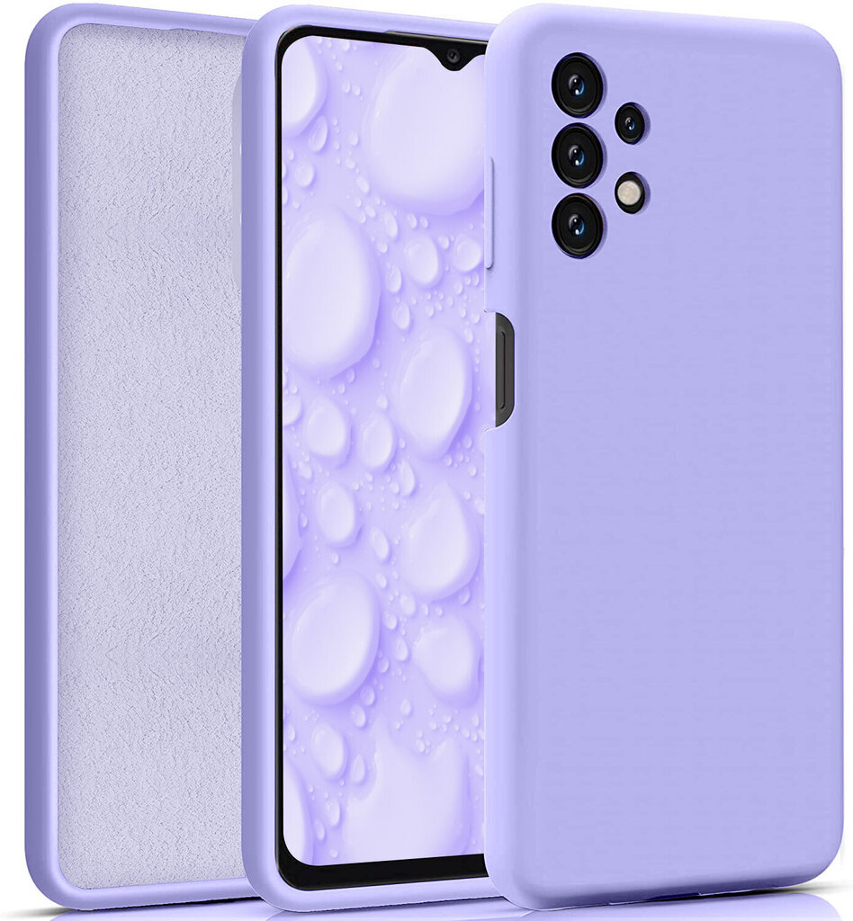 Silikoonist ümbris Samsung Galaxy A13/A13 4G SoundBerry (real liquide silicone - Easy Clean), lilla - Lavanda hind ja info | Telefoni kaaned, ümbrised | kaup24.ee