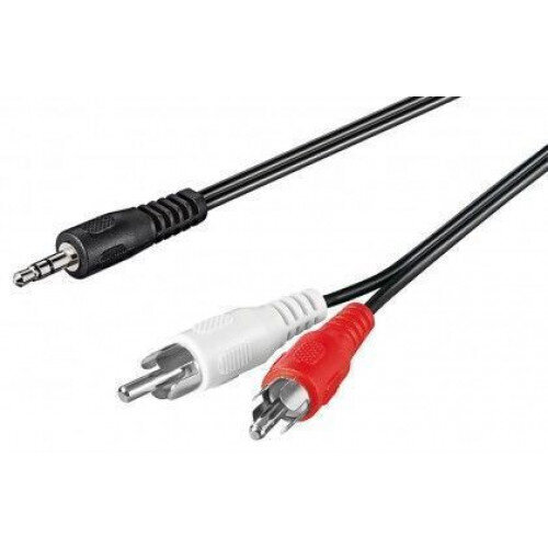 Wentronic, 3.5mm stereo - 2x RCA, 10 m hind ja info | Kaablid ja juhtmed | kaup24.ee