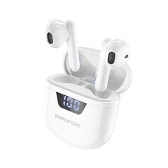 Kõrvaklapid Borofone TWS Bluetooth BW05 Pure Tone, valge hind ja info | Kõrvaklapid | kaup24.ee