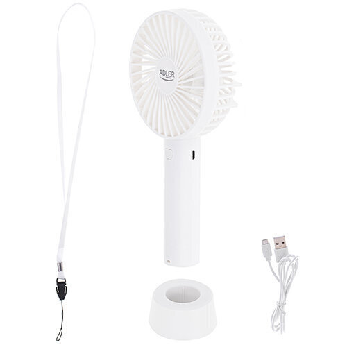 Käsiventilaator Adler AD 7331w Mini USB hind ja info | Ventilaatorid | kaup24.ee