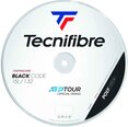 Tennisereketi stringid Tecnifibre Black Code 200 m, 1,32 mm, must värv