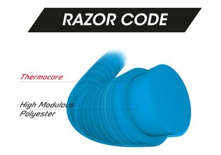 Tennisereketi stringid Tecnifibre Razor Code 200 m, 1,25 mm, must värv hind ja info | Välitennise tooted | kaup24.ee