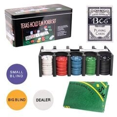 Set Poker Texas Game Set Box hind ja info | Hasartmängud, pokker | kaup24.ee