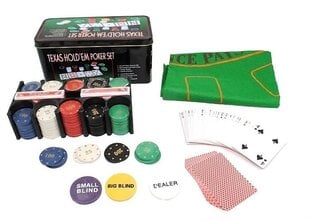 Set Poker Texas Game Set Box цена и информация | Азартные игры | kaup24.ee
