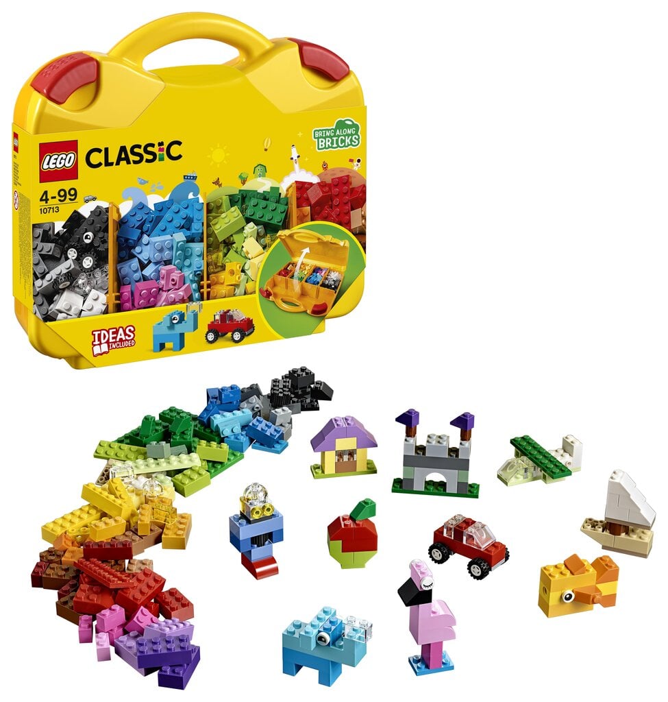 10713 LEGO® Classic Klotsist kohver цена и информация | Klotsid ja konstruktorid | kaup24.ee