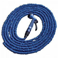 Шланг садовый растягивающийся с насадкой Bradas Trick Hose 10м-30м, синеватый цена и информация | Оборудование для полива | kaup24.ee