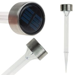 Päikesepatareiga LED aiavalgusti Spike Silver цена и информация | Уличное освещение | kaup24.ee
