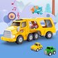 Puksiir koos inertsete masinate ja lennukiga цена и информация | Poiste mänguasjad | kaup24.ee