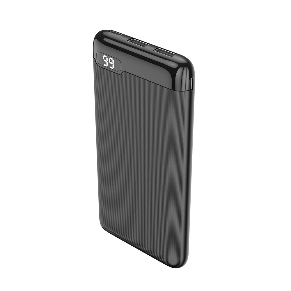 Setty power bank 10000 mAh LCD SPBL-10 black hind ja info | Akupangad | kaup24.ee