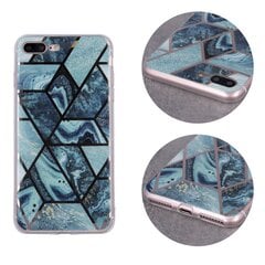 Geometric Marmur Case for Samsung Galaxy A72 4G / A72 5G dark blue цена и информация | Чехлы для телефонов | kaup24.ee