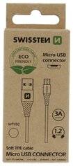 Кабель для зарядки и переноса данных Swissten Eco Friendly Fast Charge 3A Micro USB, 1.2 м цена и информация | Кабели для телефонов | kaup24.ee