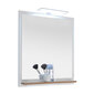 Led valgustusega vannitoamööbli komplekt ja valamu 923 valge / tamm hind ja info | Vannitoa komplektid | kaup24.ee