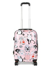 Airtex ümbris "Pink cat", 44 L, 809/20 цена и информация | Чемоданы, дорожные сумки | kaup24.ee