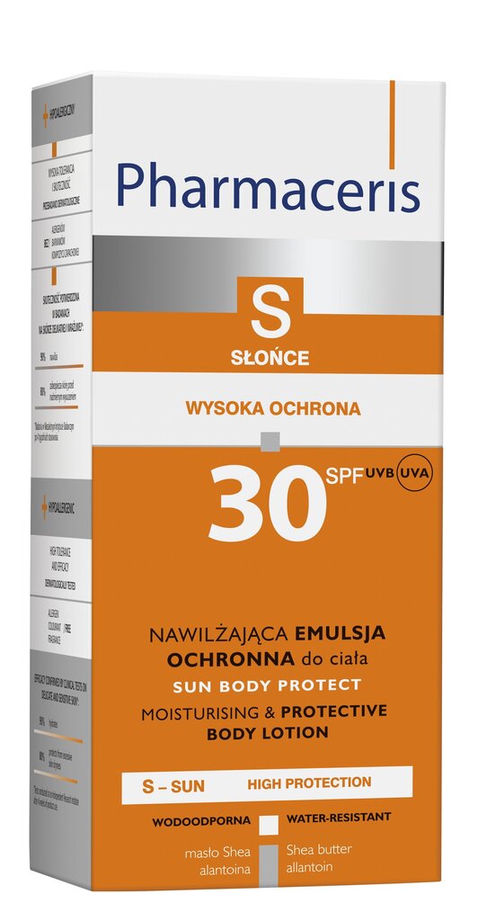 Niisutav päikesekaitsekreem kehale Pharmaceris S SPF30+, 150 ml цена и информация | Päikesekreemid | kaup24.ee