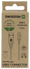 Swissten Eco Friendly Универсальный Quick Charge USB-C USB Кабель данных 1.2m цена и информация | Borofone 43757-uniw | kaup24.ee