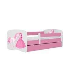 Lastevoodi koos madratsiga Kocot Kids Babydreams, 80x180 cm, roosa hind ja info | Lastevoodid | kaup24.ee