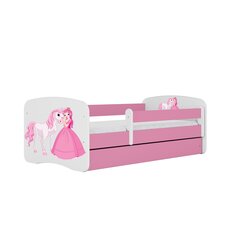 Детская кровать с матрасом Kocot Kids Babydreams, 70x140 см, розовая цена и информация | Детские кровати | kaup24.ee