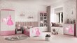 Lastevoodi Kocot Kids Babydreams, 80x160 cm, roosa hind ja info | Lastevoodid | kaup24.ee