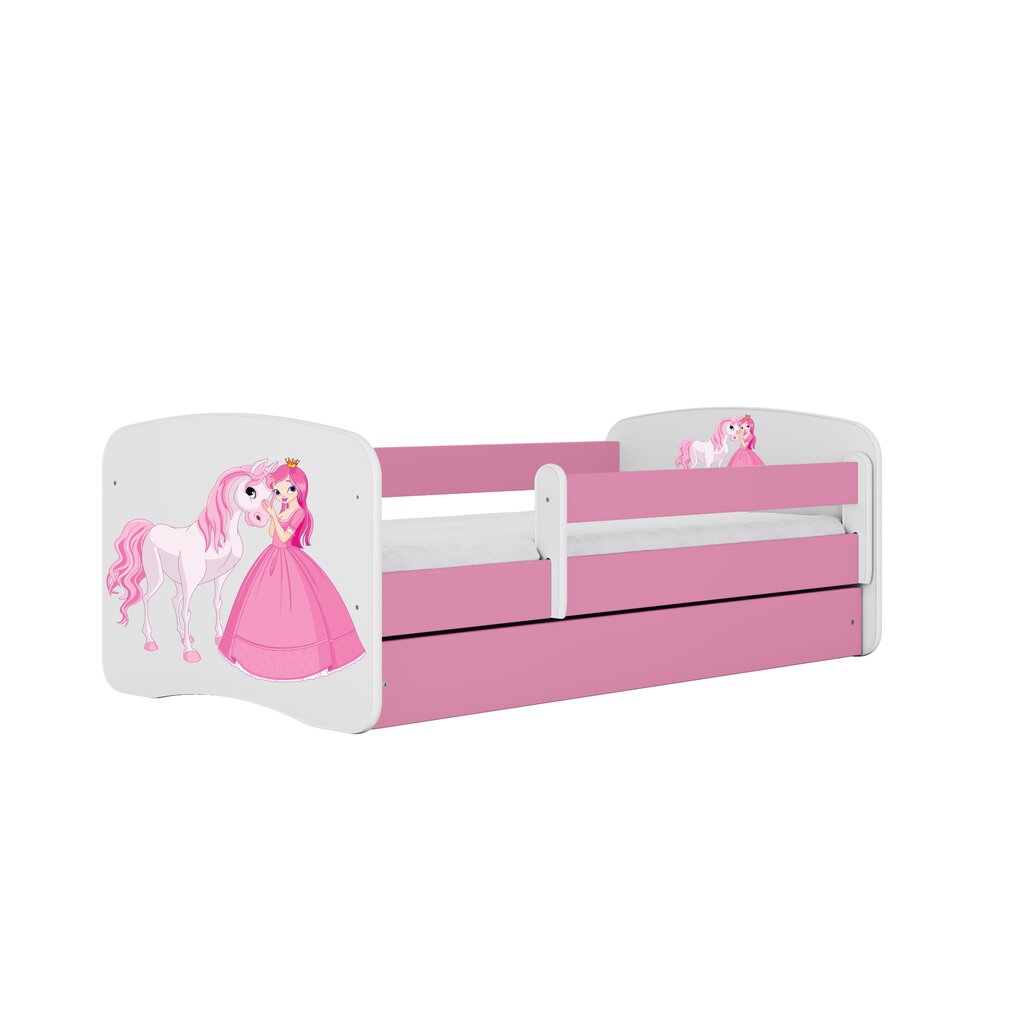 Lastevoodi Kocot Kids Babydreams, 70x140 cm, roosa hind ja info | Lastevoodid | kaup24.ee