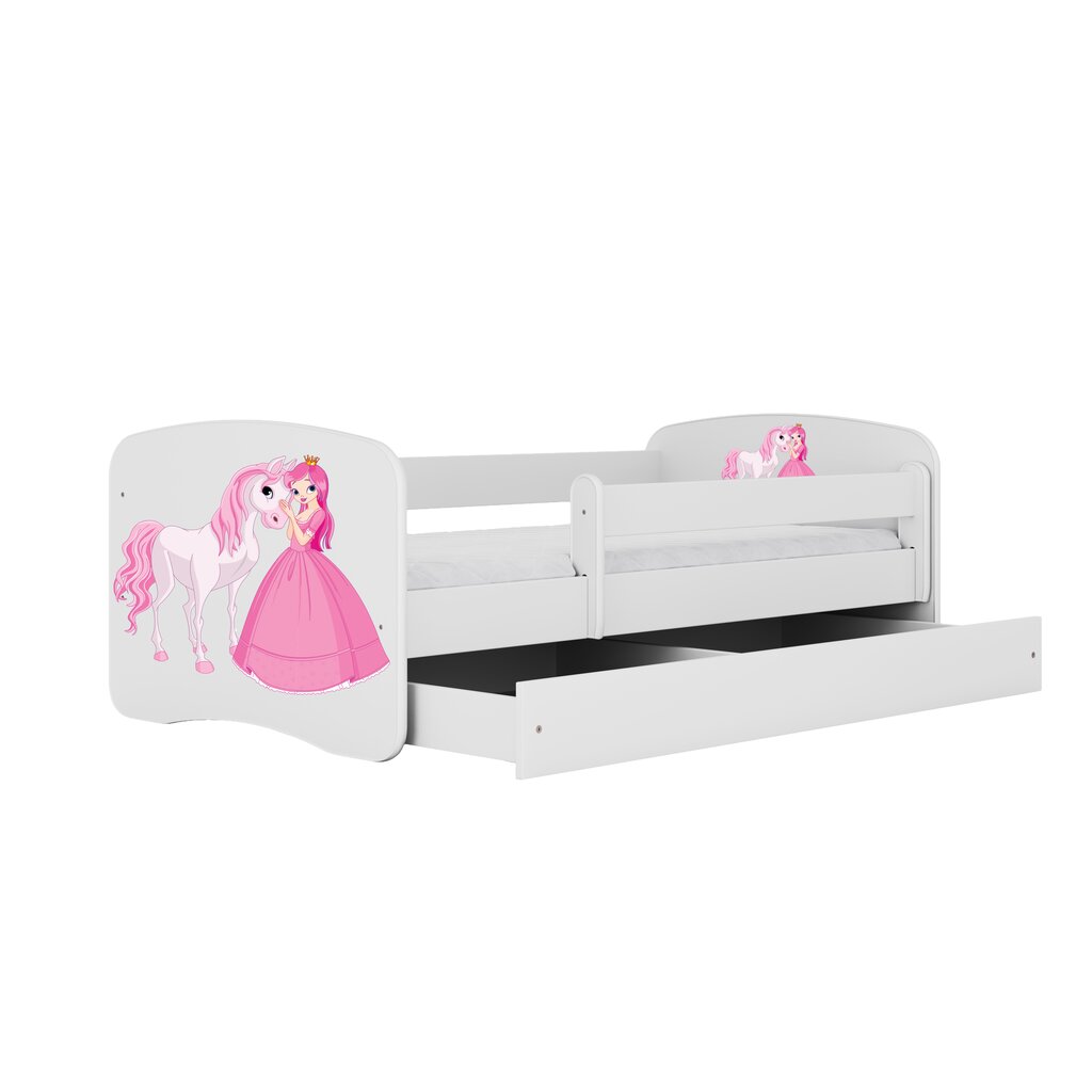 Lastevoodi Kocot Kids Babydreams, 80x180 cm, valge hind ja info | Lastevoodid | kaup24.ee