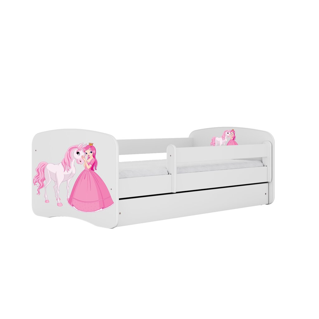 Lastevoodi Kocot Kids Babydreams, 80x180 cm, valge hind ja info | Lastevoodid | kaup24.ee