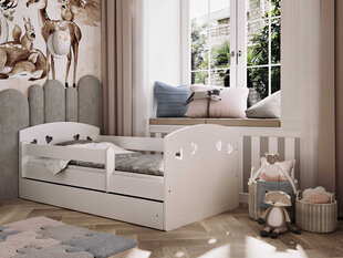 Детская кровать Kocot Kids Julia, 80x160 см, белая цена и информация | Детские кровати | kaup24.ee