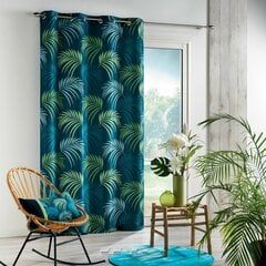 Douceur d'Intérieur kardin Blue vegetal, 140 x 260 cm цена и информация | Занавески | kaup24.ee