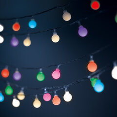 Гирлянда лампочек LED Frosted Balls SFB62, подзаряжающихся от солнечной энергии, 6,5 м, 30 лампочек, разноцветная с 8 программами цена и информация | Новогодняя гирлянда Holiday, 10 светодиодов, 30 см | kaup24.ee