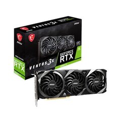 MSI GeForce RTX 3060 Ti Ventus 3X 8G OC LHR version NVIDIA hind ja info | MSI Arvutid ja IT- tehnika | kaup24.ee